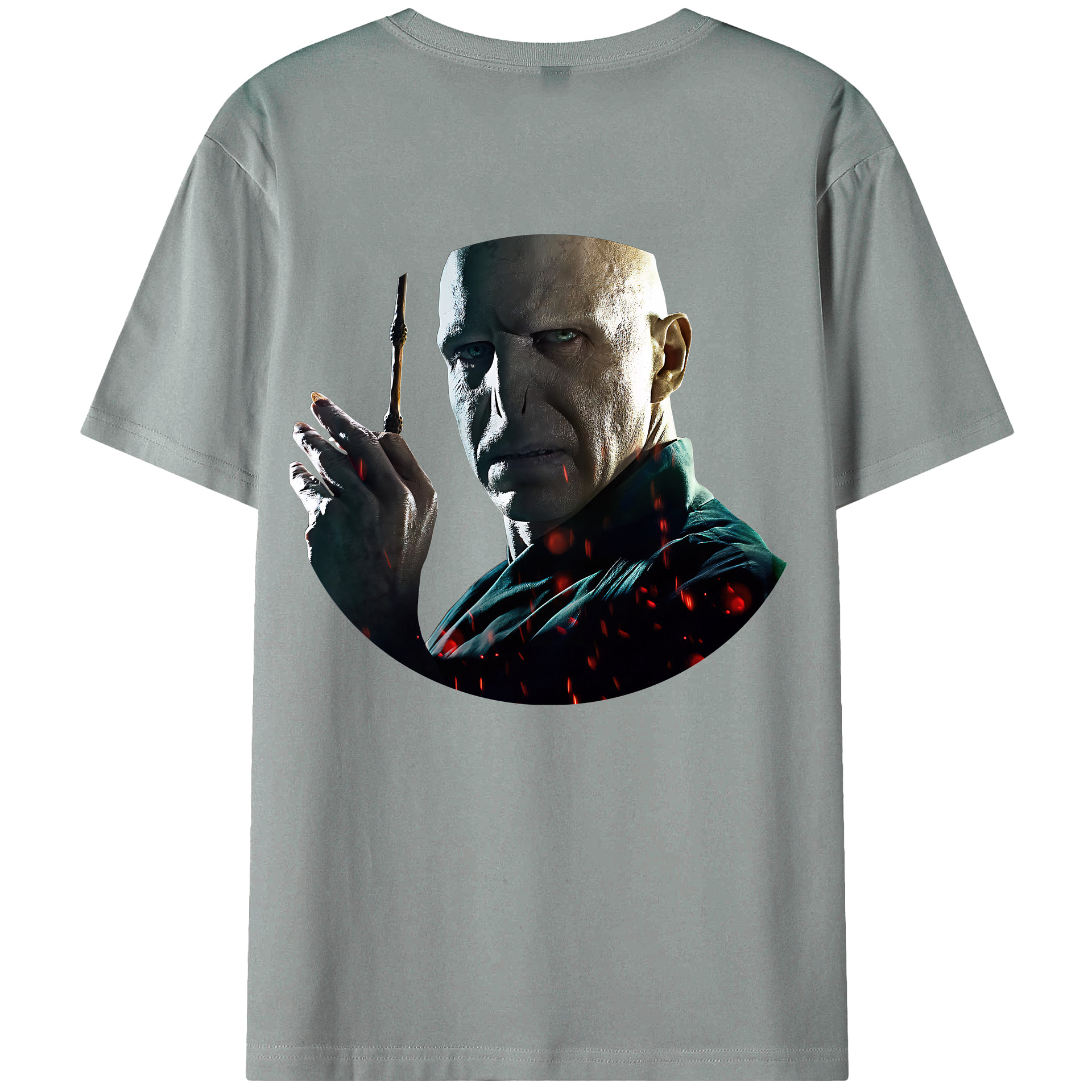 （画像用） Harry Potter ハリー・ポッターシリーズ 綿100％ メンズ半袖Tシャツ（バックプリント） 通気性